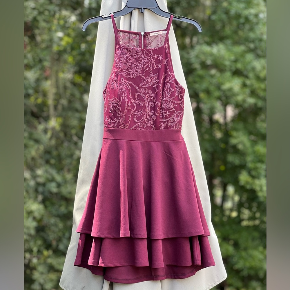 NWT!  Francesca’s homecoming dance, party, cocktail dress with sheer lace back
